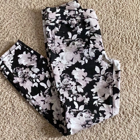 Tribal Denim - Tribal floral jeans